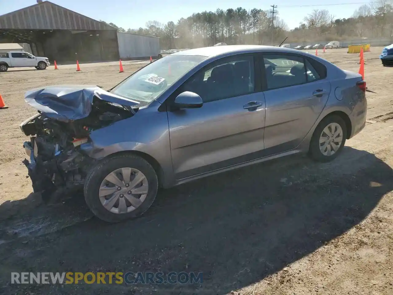 1 Photograph of a damaged car 3KPA24AD2LE308774 KIA RIO 2020