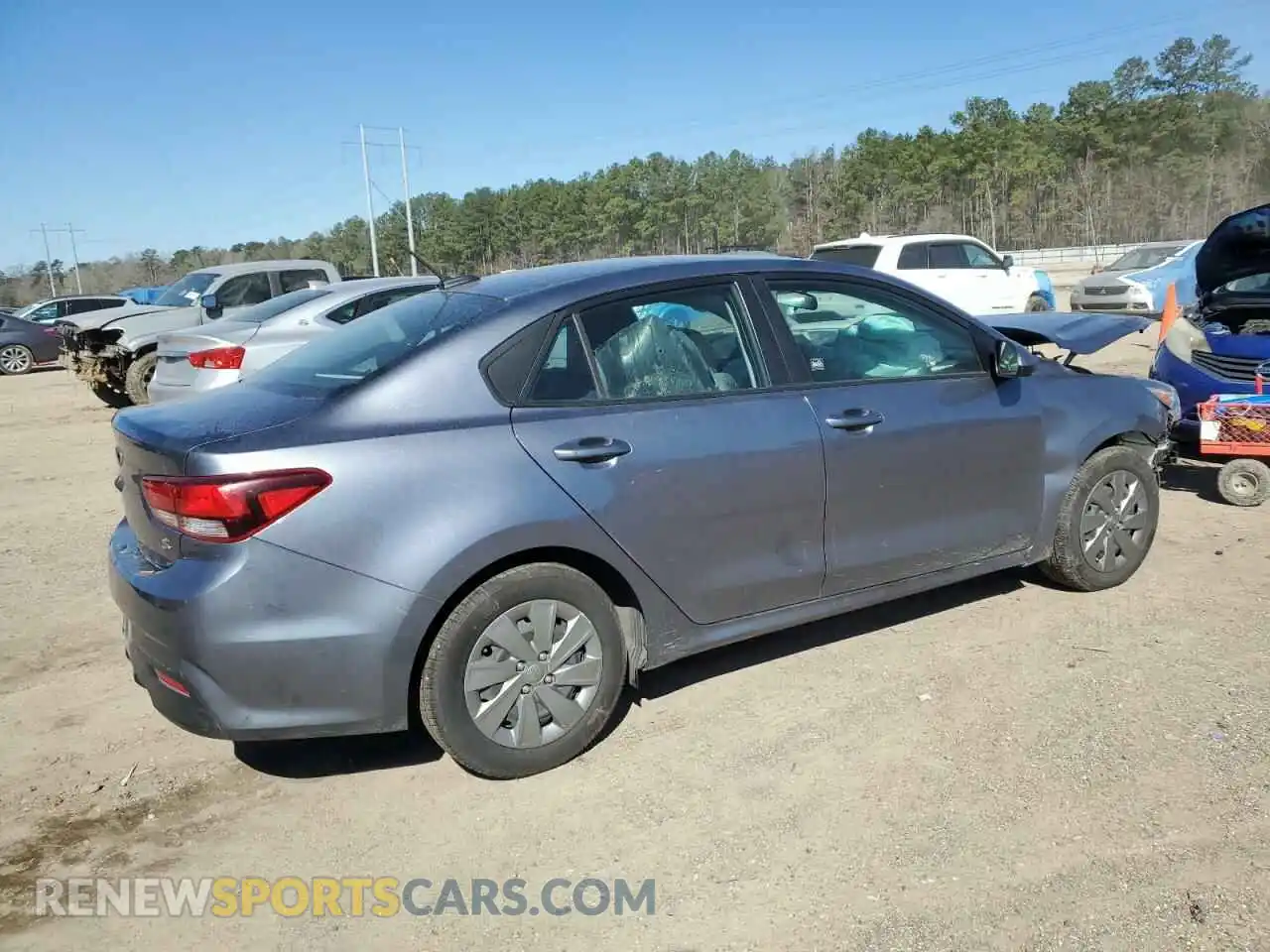 3 Photograph of a damaged car 3KPA24AD2LE308774 KIA RIO 2020