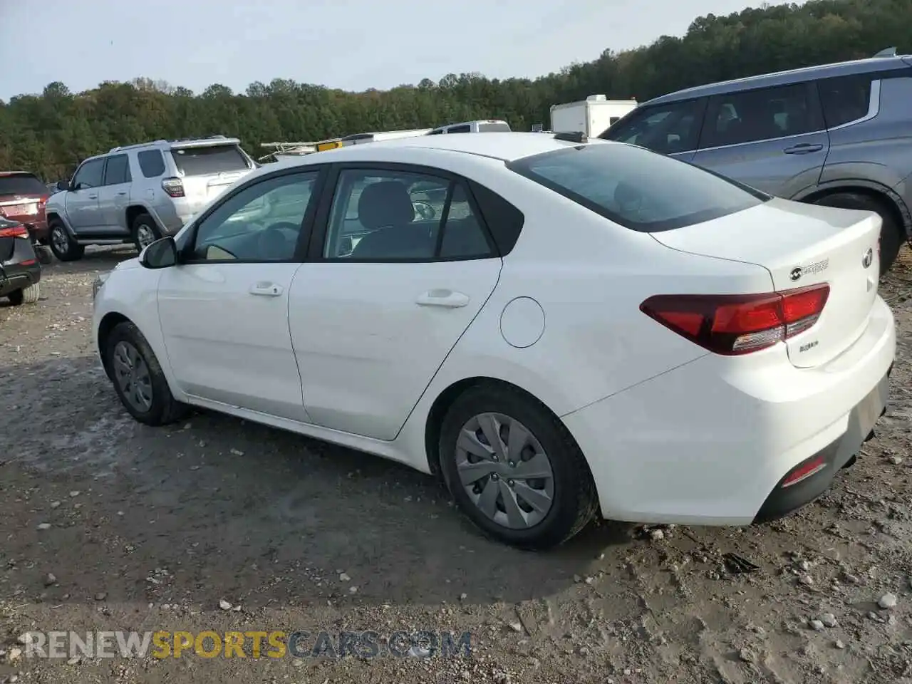 2 Photograph of a damaged car 3KPA24AD3LE311618 KIA RIO 2020