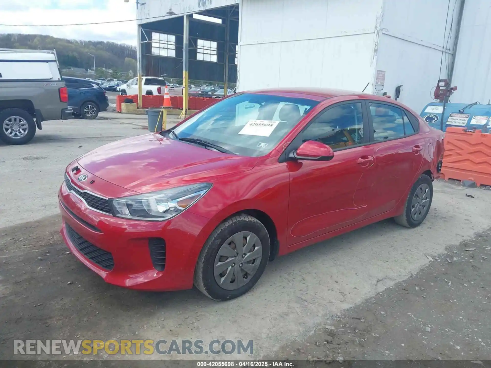 2 Photograph of a damaged car 3KPA24AD3LE330783 KIA RIO 2020