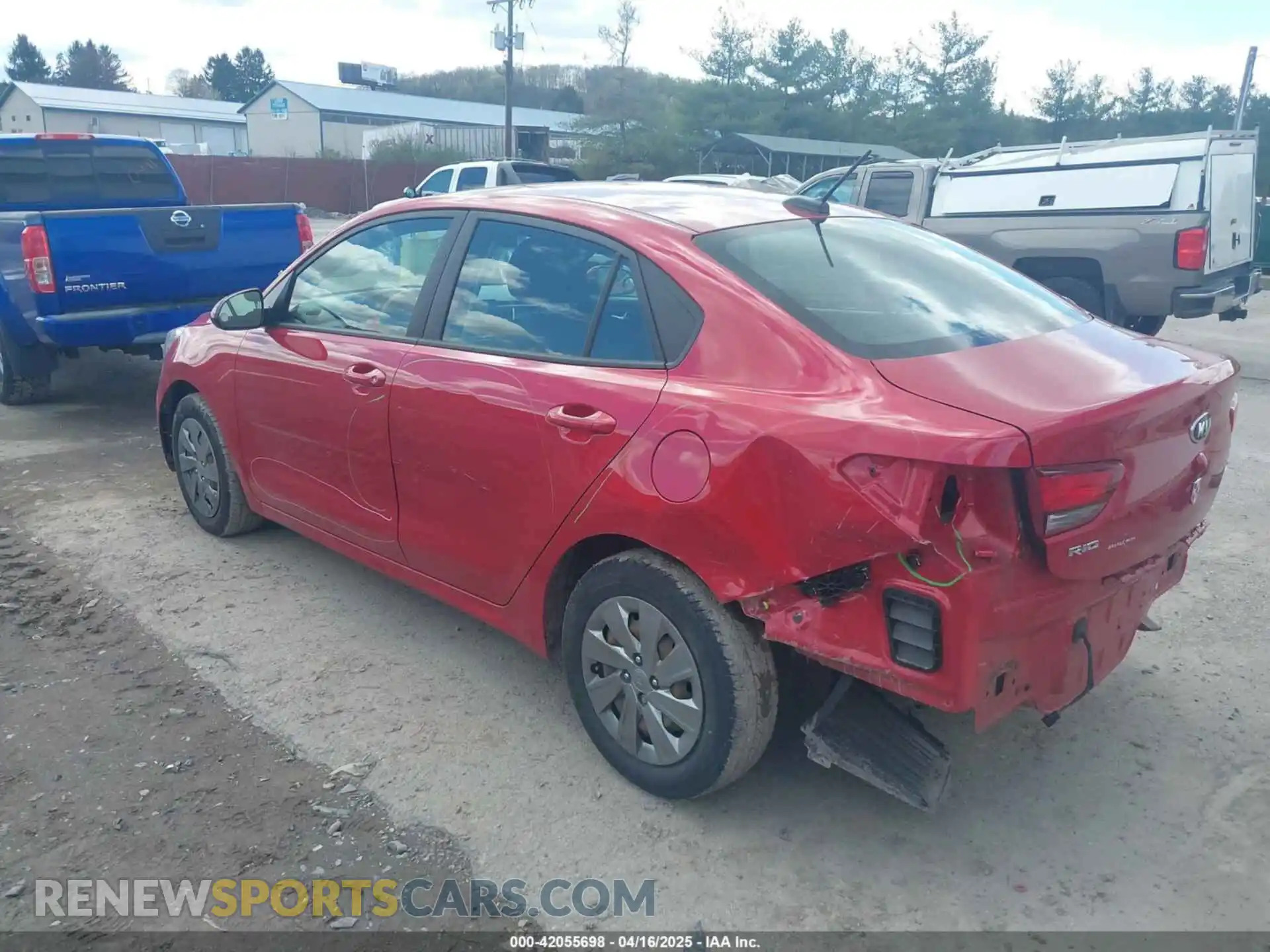 3 Photograph of a damaged car 3KPA24AD3LE330783 KIA RIO 2020