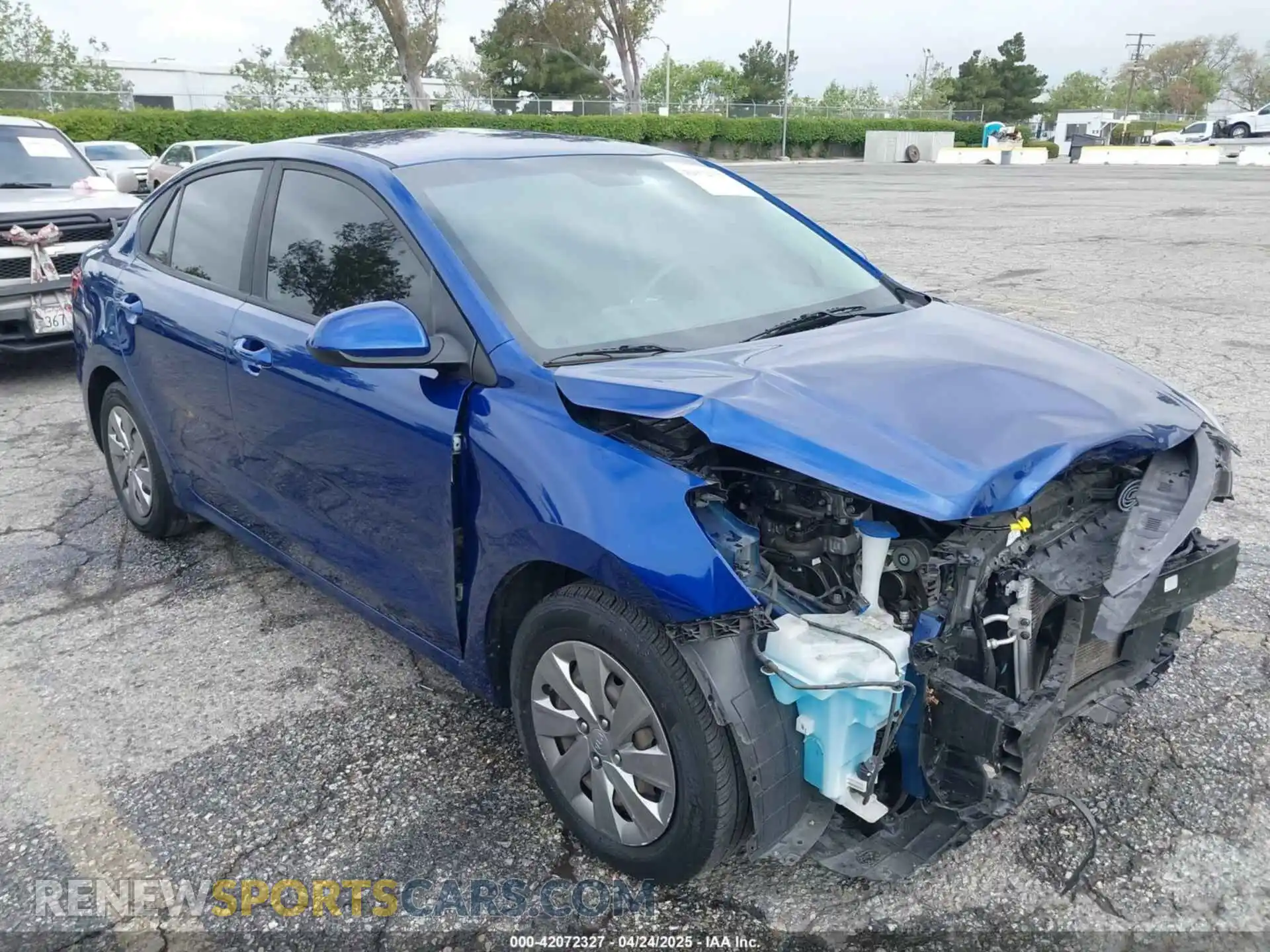 1 Photograph of a damaged car 3KPA24AD4LE258976 KIA RIO 2020