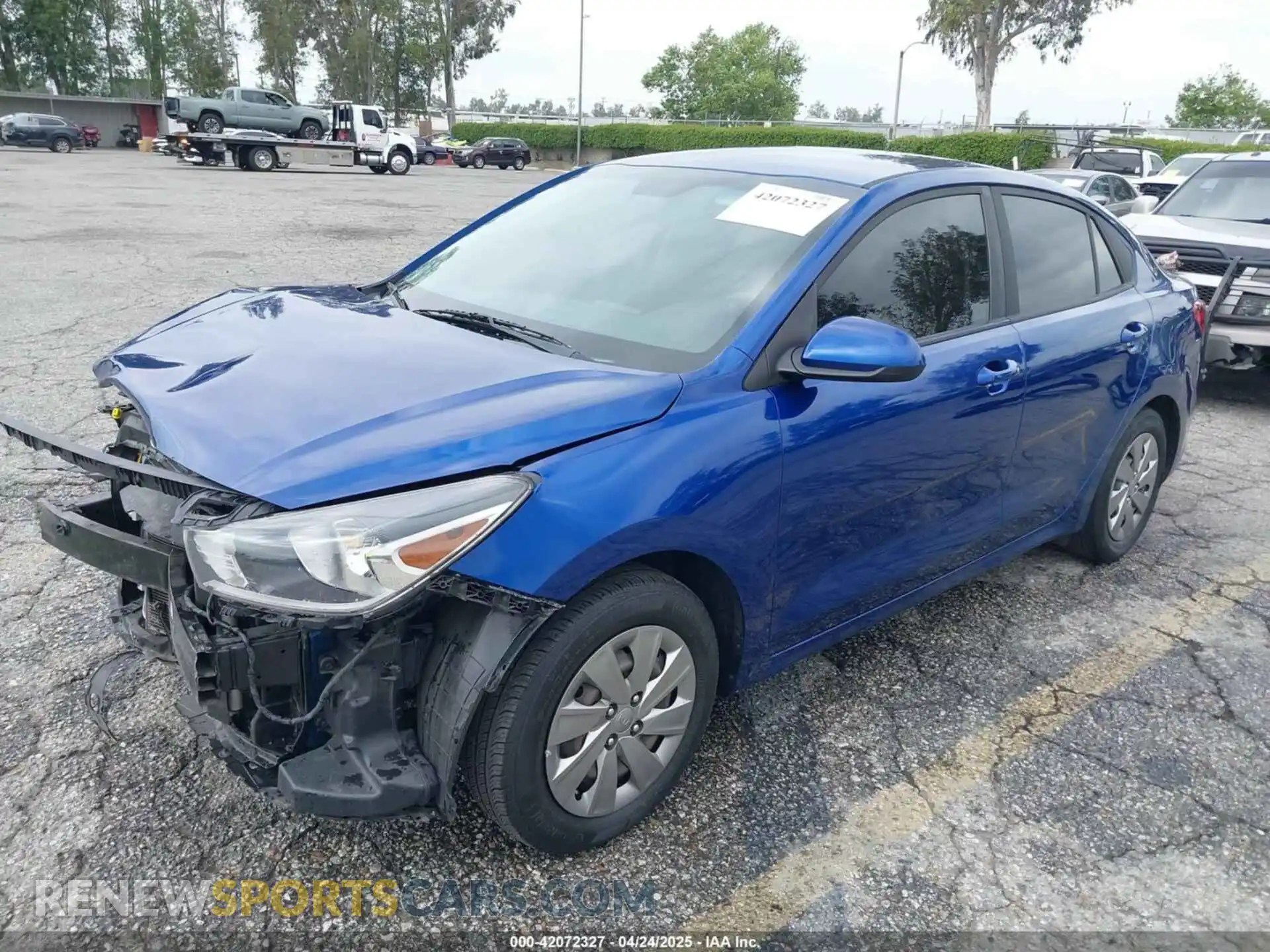 2 Photograph of a damaged car 3KPA24AD4LE258976 KIA RIO 2020