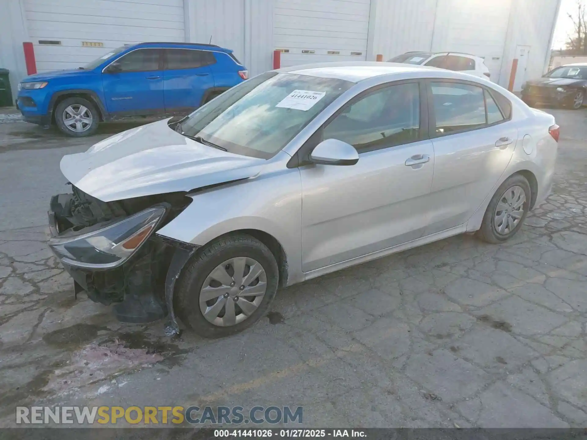 2 Photograph of a damaged car 3KPA24AD4LE279889 KIA RIO 2020