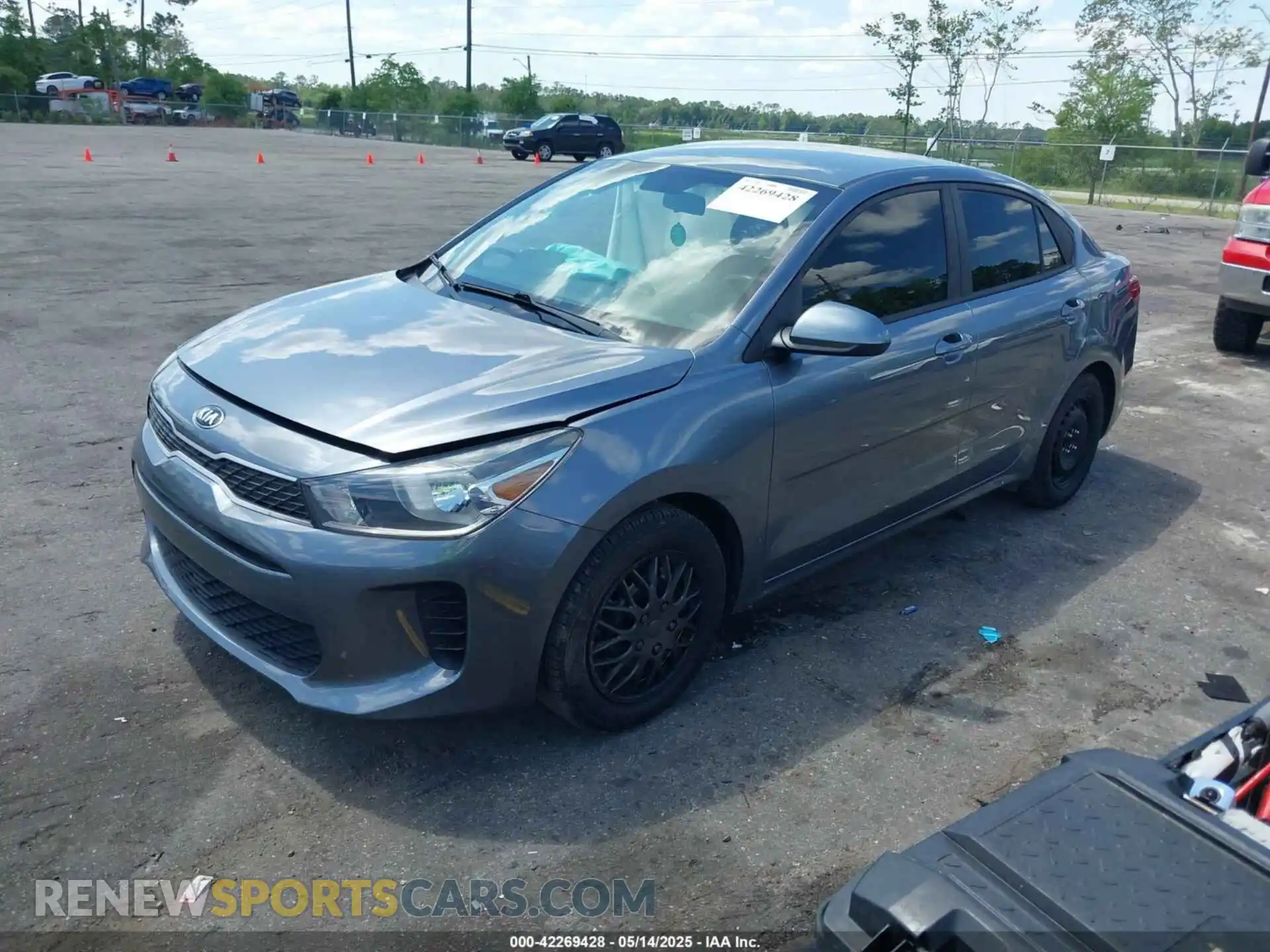 2 Photograph of a damaged car 3KPA24AD4LE284848 KIA RIO 2020