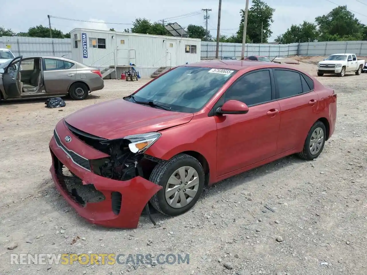 1 Photograph of a damaged car 3KPA24AD4LE330775 KIA RIO 2020