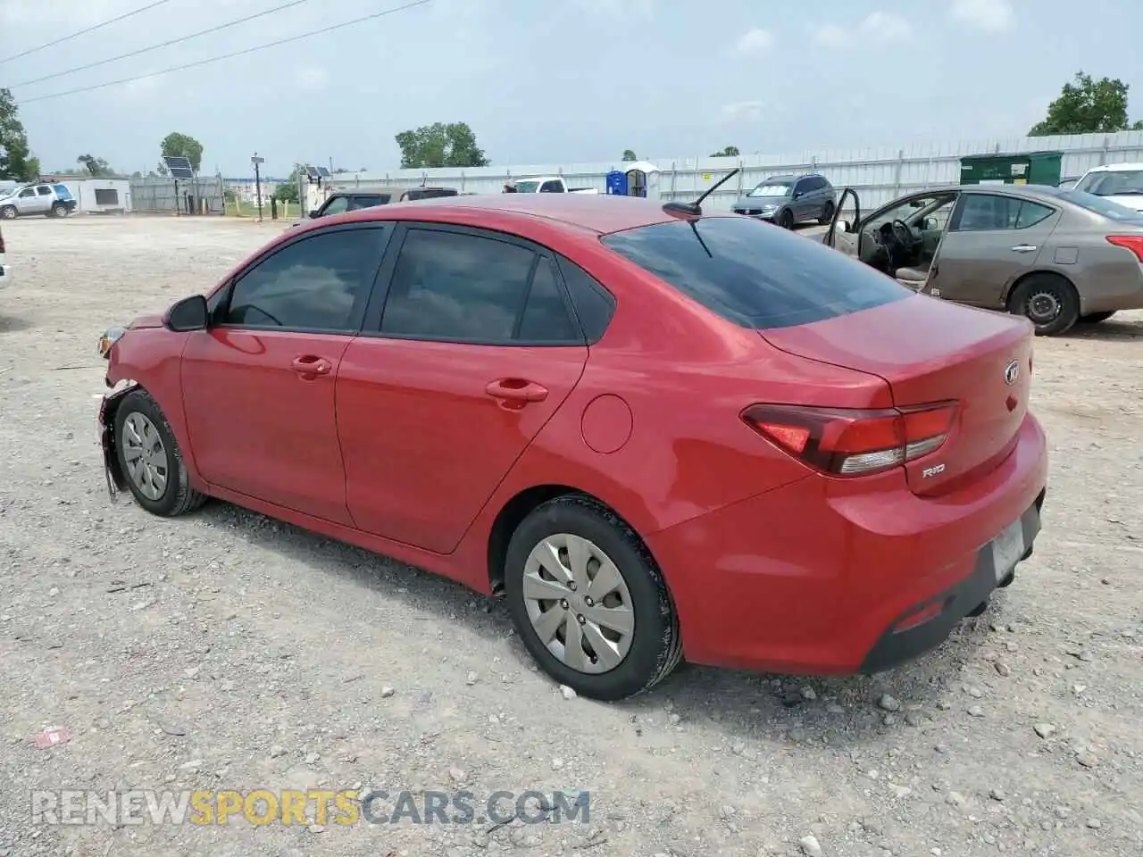 2 Photograph of a damaged car 3KPA24AD4LE330775 KIA RIO 2020