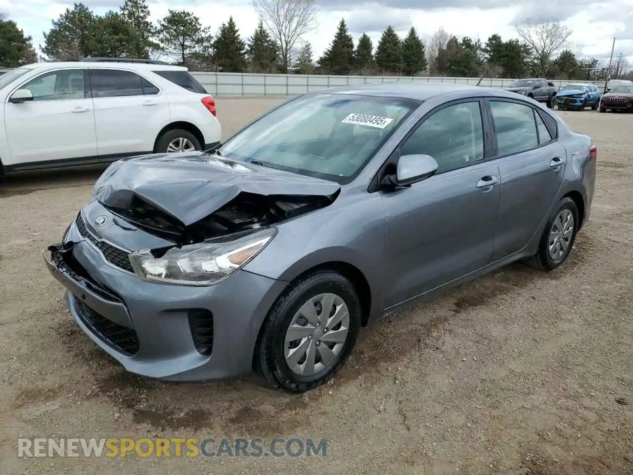 1 Photograph of a damaged car 3KPA24AD4LE337628 KIA RIO 2020