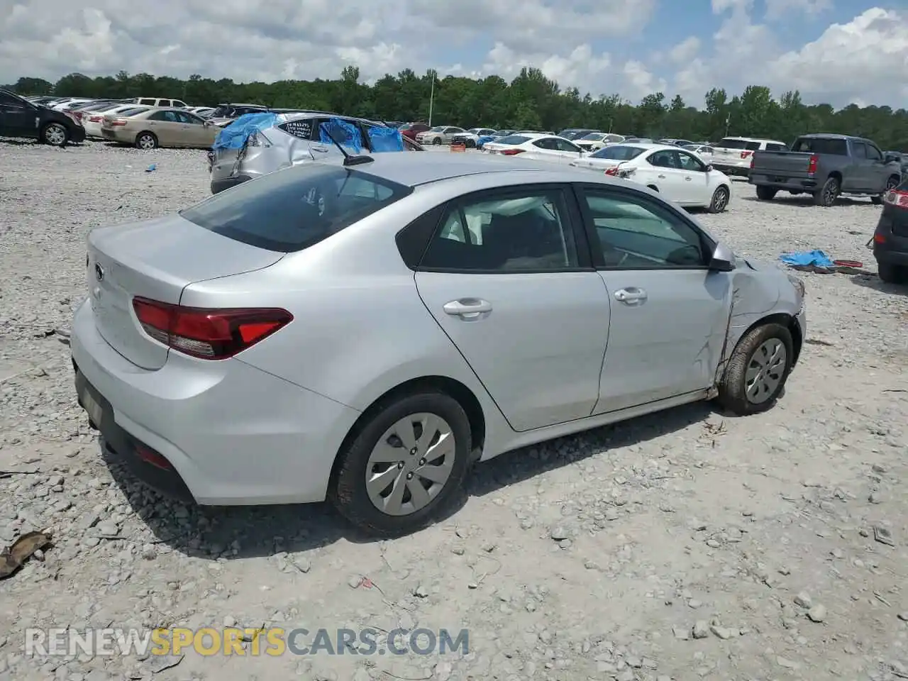 3 Photograph of a damaged car 3KPA24AD4LE363484 KIA RIO 2020