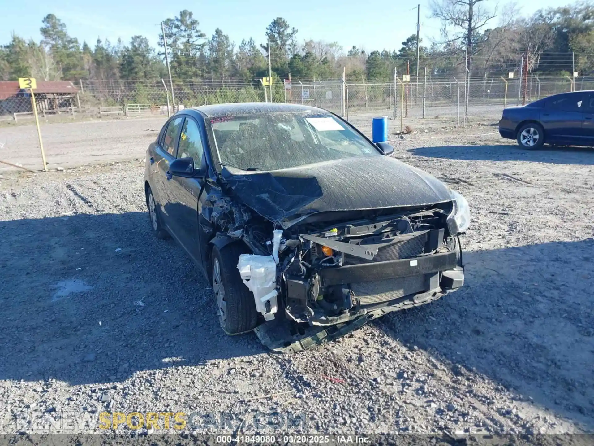 1 Photograph of a damaged car 3KPA24AD5LE283627 KIA RIO 2020