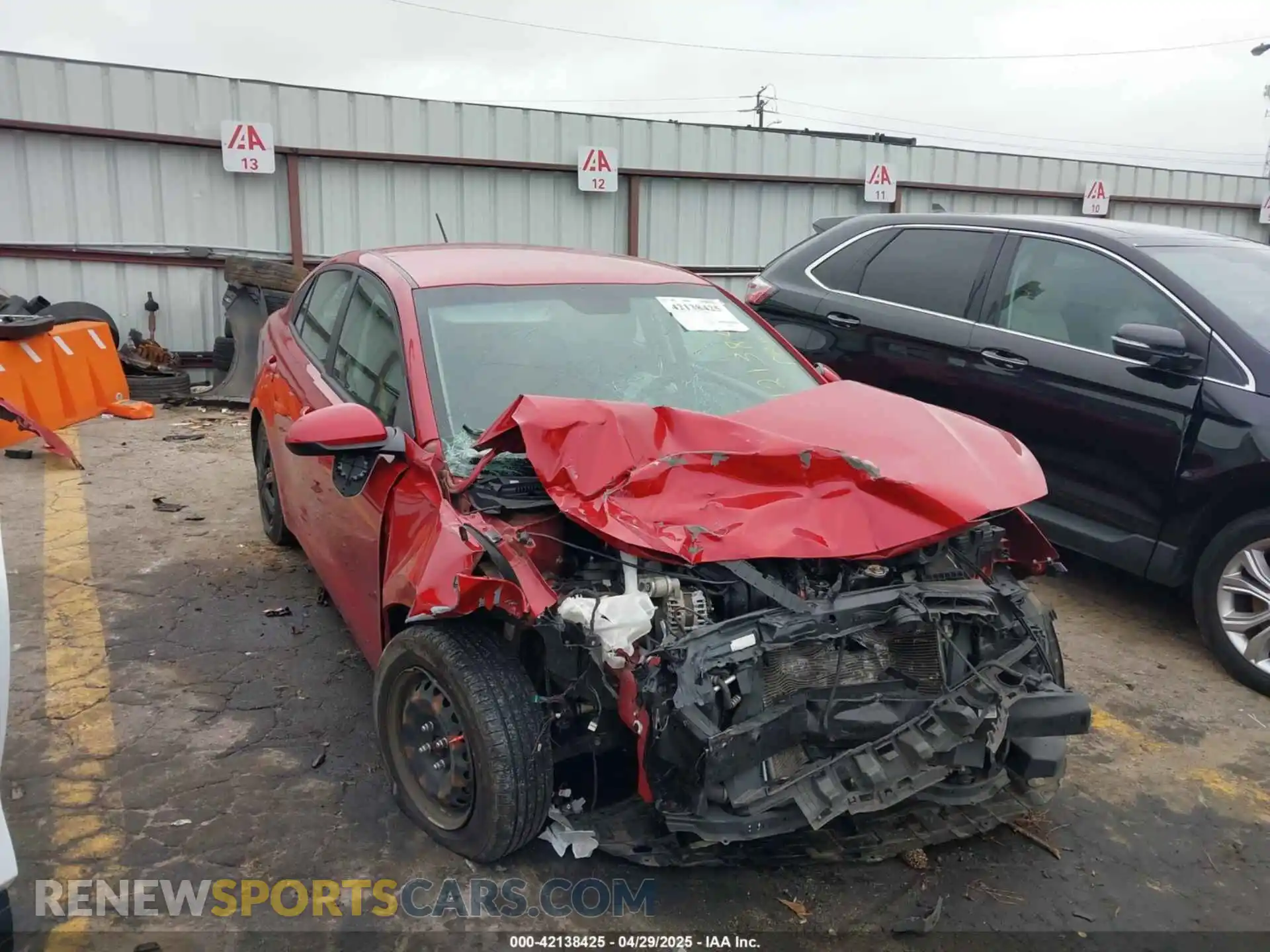 1 Photograph of a damaged car 3KPA24AD5LE298905 KIA RIO 2020