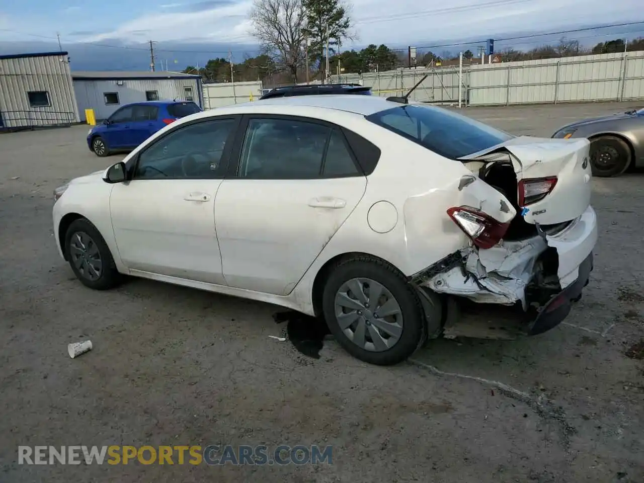 2 Photograph of a damaged car 3KPA24AD5LE312768 KIA RIO 2020