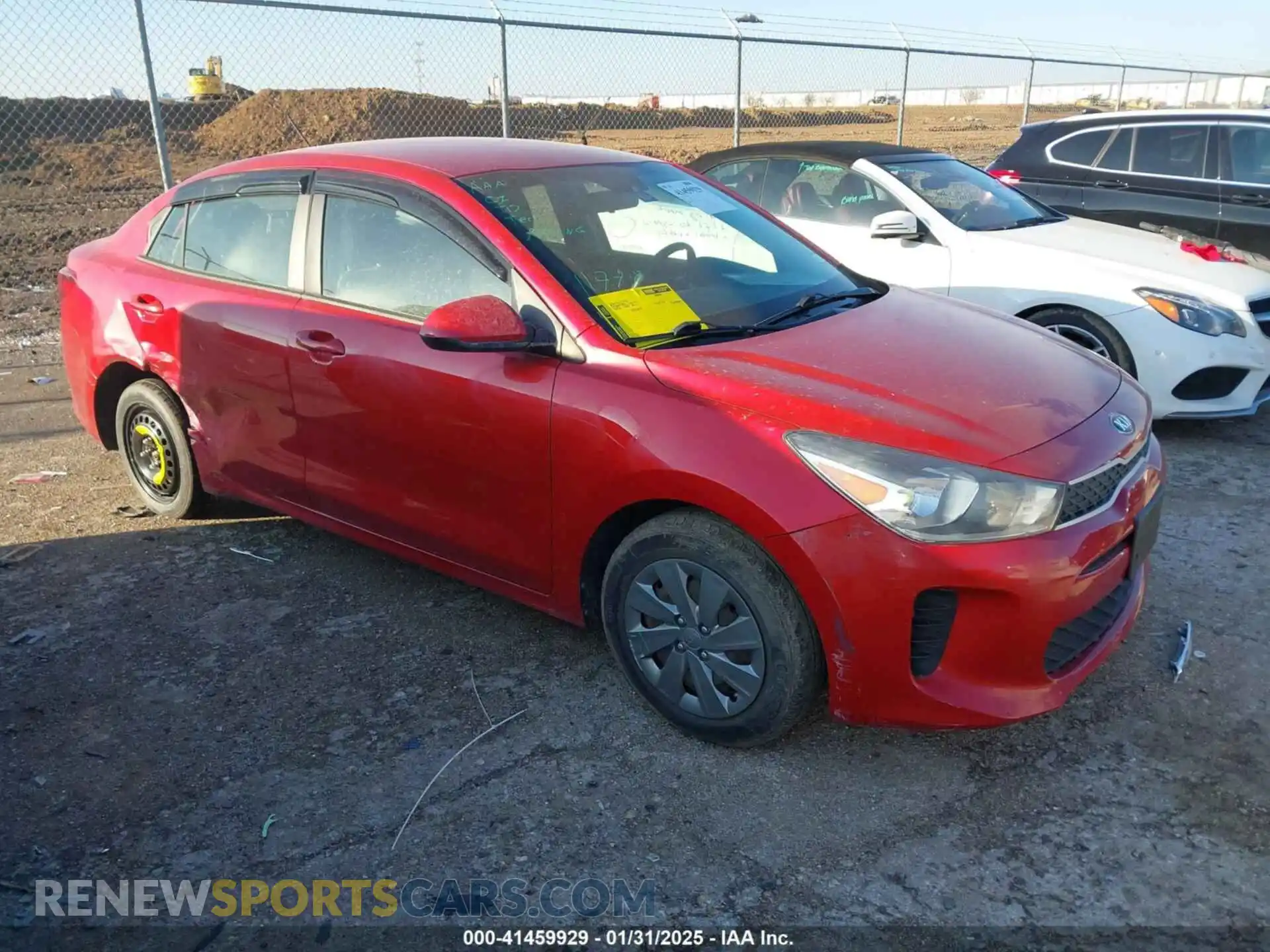 1 Photograph of a damaged car 3KPA24AD5LE334365 KIA RIO 2020