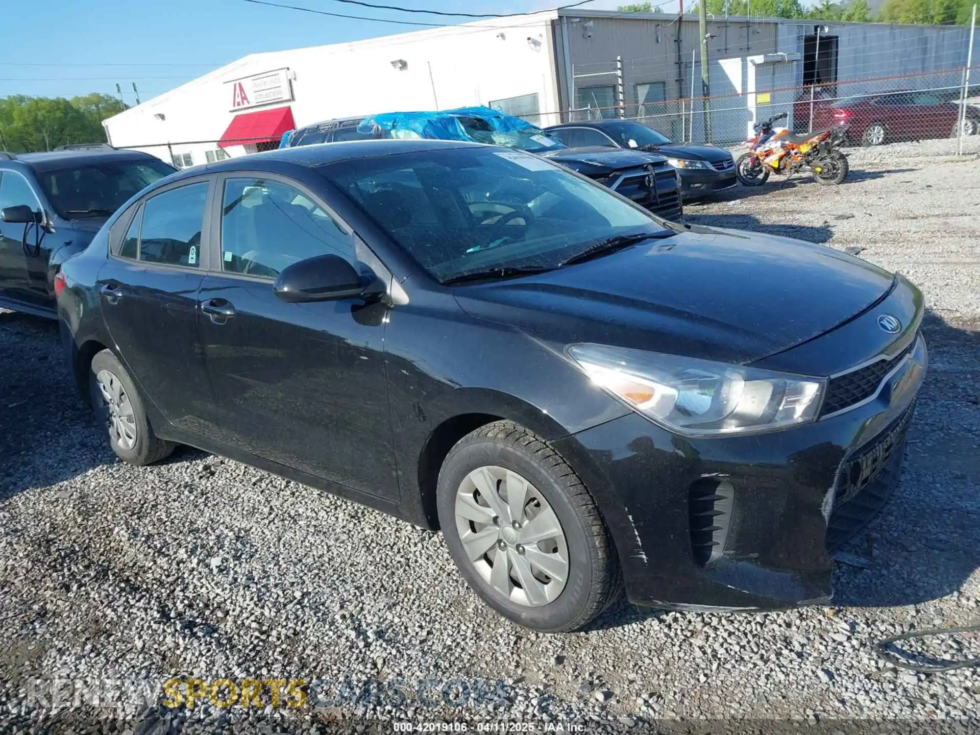 1 Photograph of a damaged car 3KPA24AD6LE309894 KIA RIO 2020