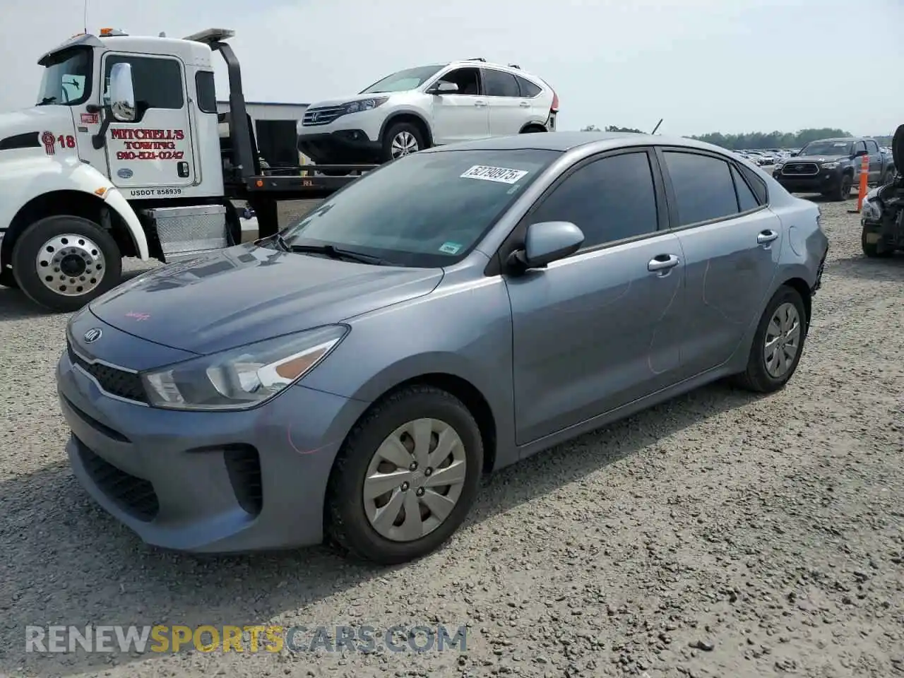 1 Photograph of a damaged car 3KPA24AD7LE278543 KIA RIO 2020
