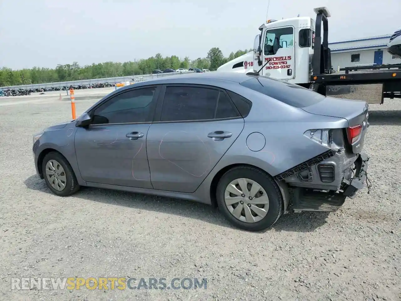 2 Photograph of a damaged car 3KPA24AD7LE278543 KIA RIO 2020