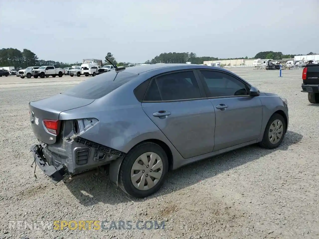 3 Photograph of a damaged car 3KPA24AD7LE278543 KIA RIO 2020