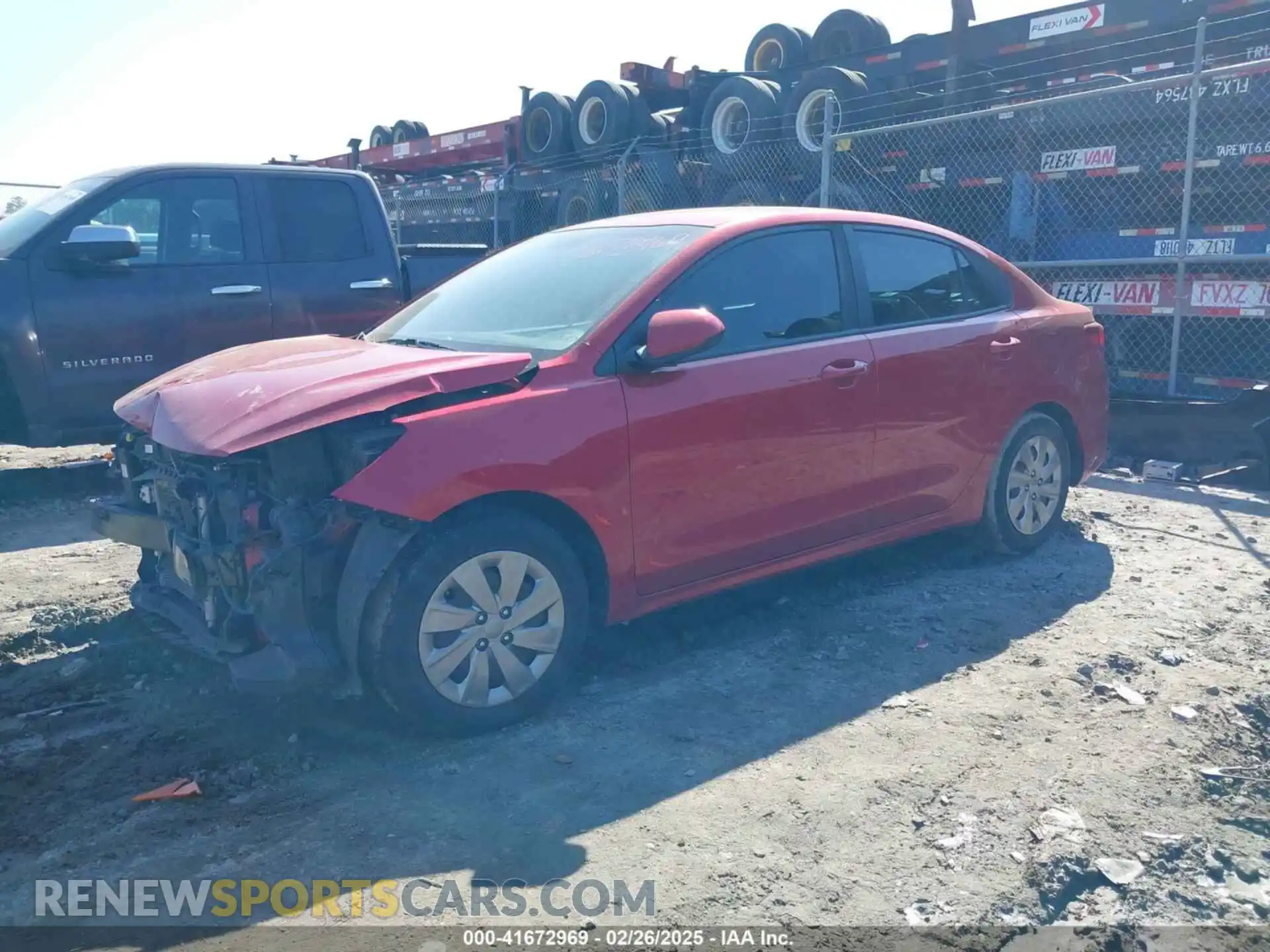 2 Photograph of a damaged car 3KPA24AD7LE284665 KIA RIO 2020