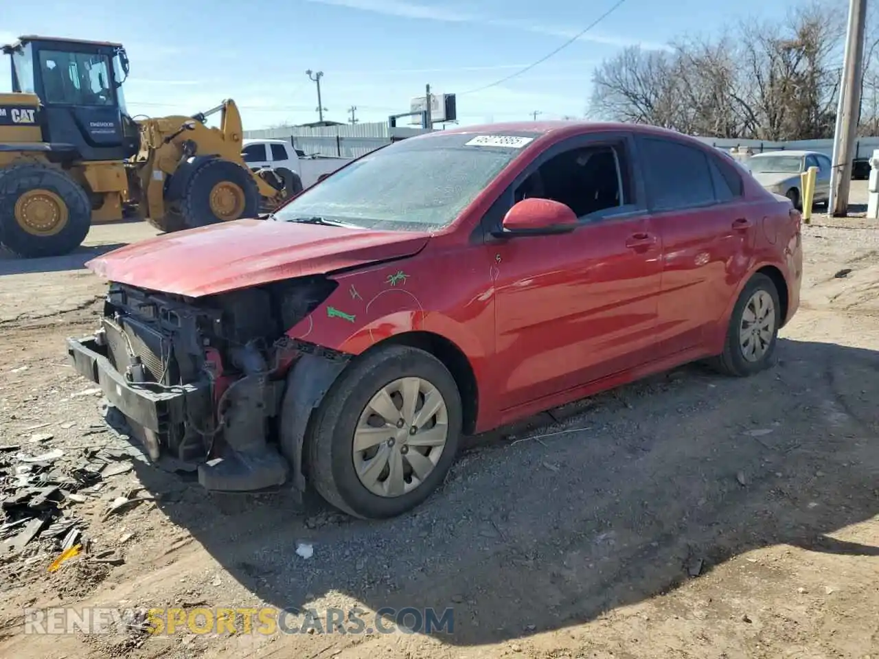 1 Photograph of a damaged car 3KPA24AD7LE318118 KIA RIO 2020