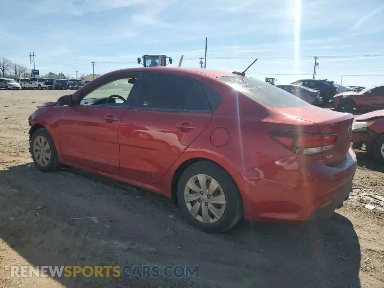 2 Photograph of a damaged car 3KPA24AD7LE318118 KIA RIO 2020