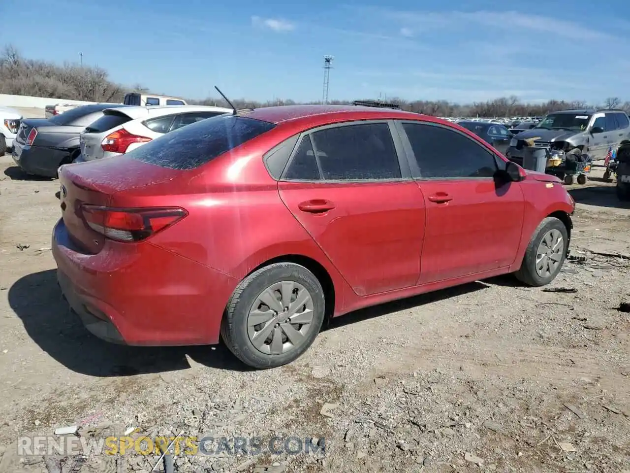 3 Photograph of a damaged car 3KPA24AD7LE318118 KIA RIO 2020