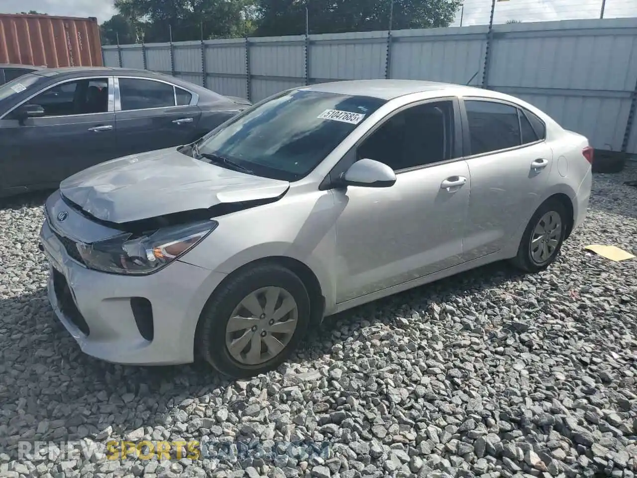 1 Photograph of a damaged car 3KPA24AD7LE322587 KIA RIO 2020