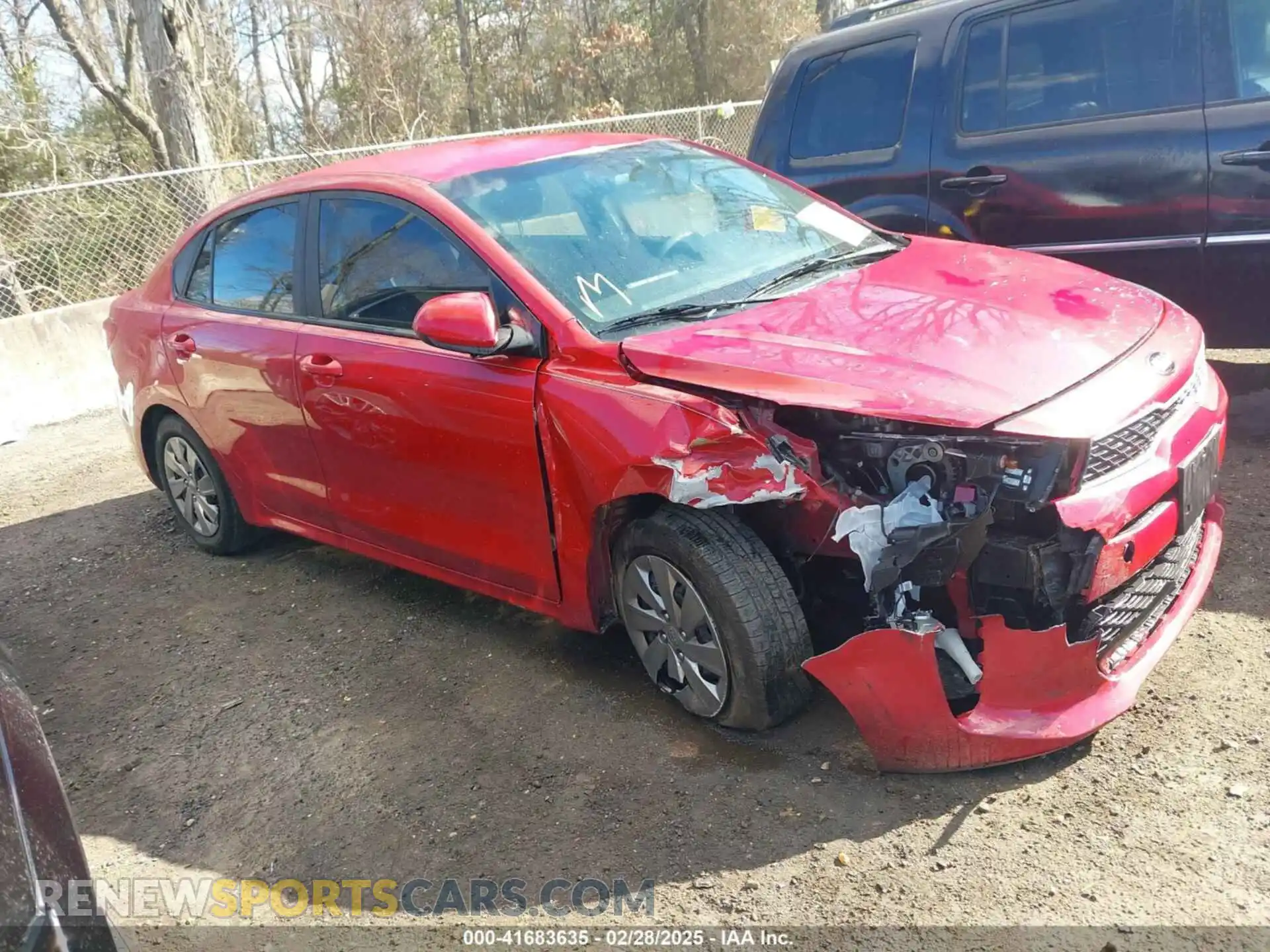 1 Photograph of a damaged car 3KPA24AD7LE328521 KIA RIO 2020