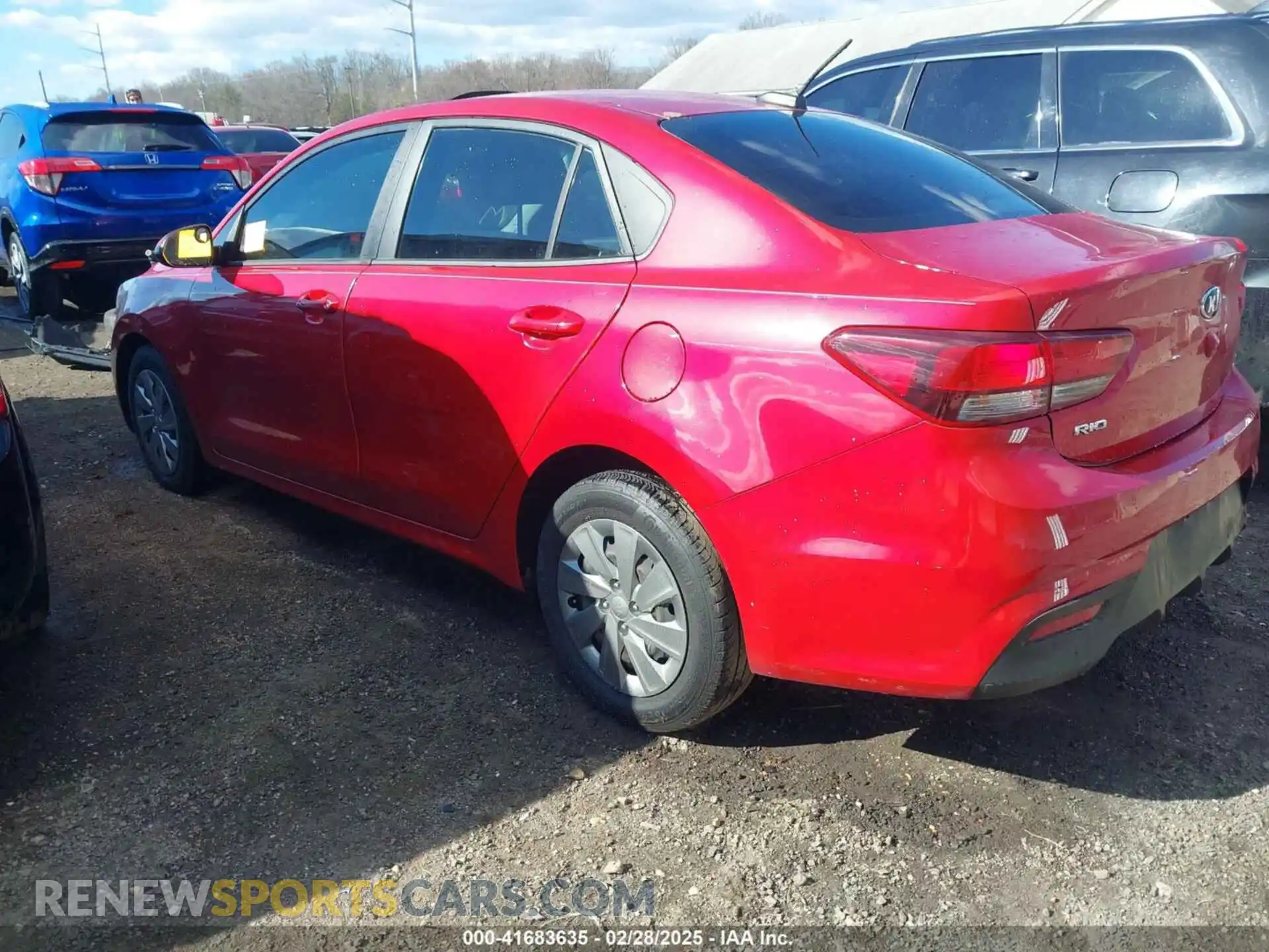 3 Photograph of a damaged car 3KPA24AD7LE328521 KIA RIO 2020