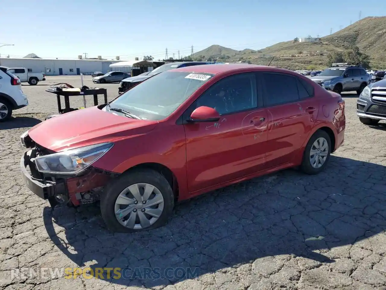 1 Photograph of a damaged car 3KPA24AD8LE312148 KIA RIO 2020
