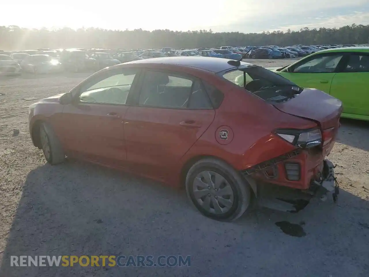 2 Photograph of a damaged car 3KPA24AD8LE331895 KIA RIO 2020