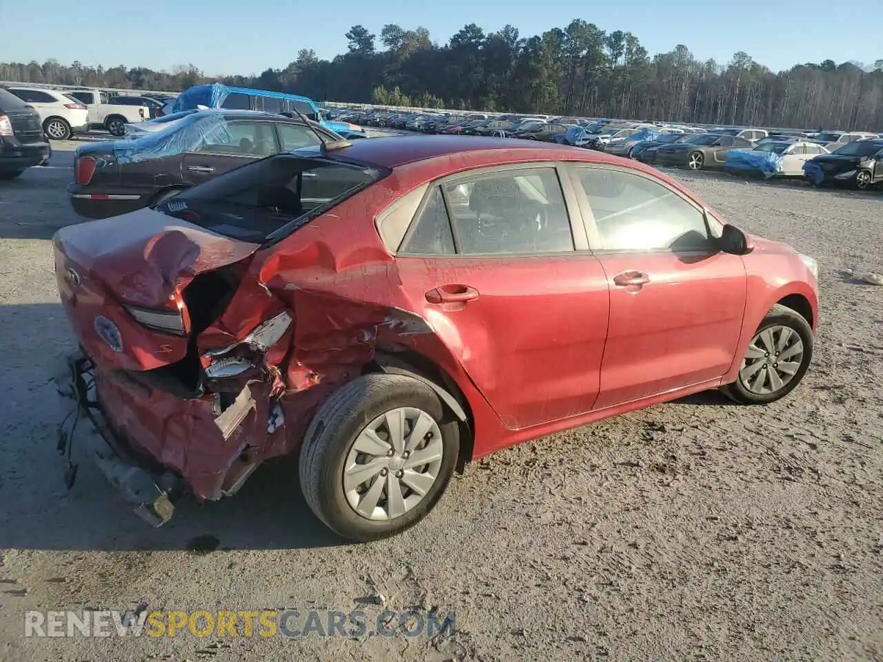 3 Photograph of a damaged car 3KPA24AD8LE331895 KIA RIO 2020