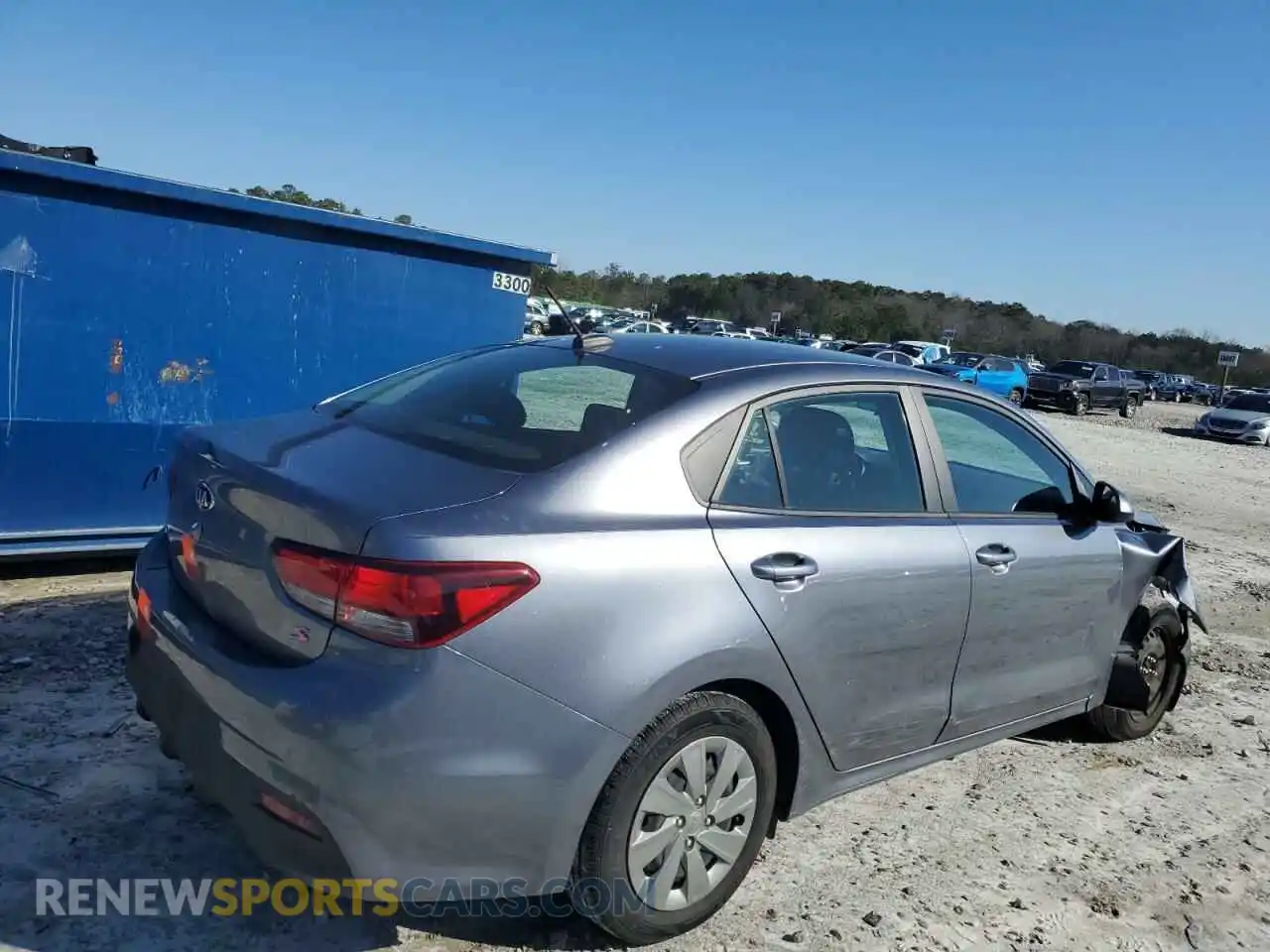 3 Photograph of a damaged car 3KPA24AD8LE346638 KIA RIO 2020