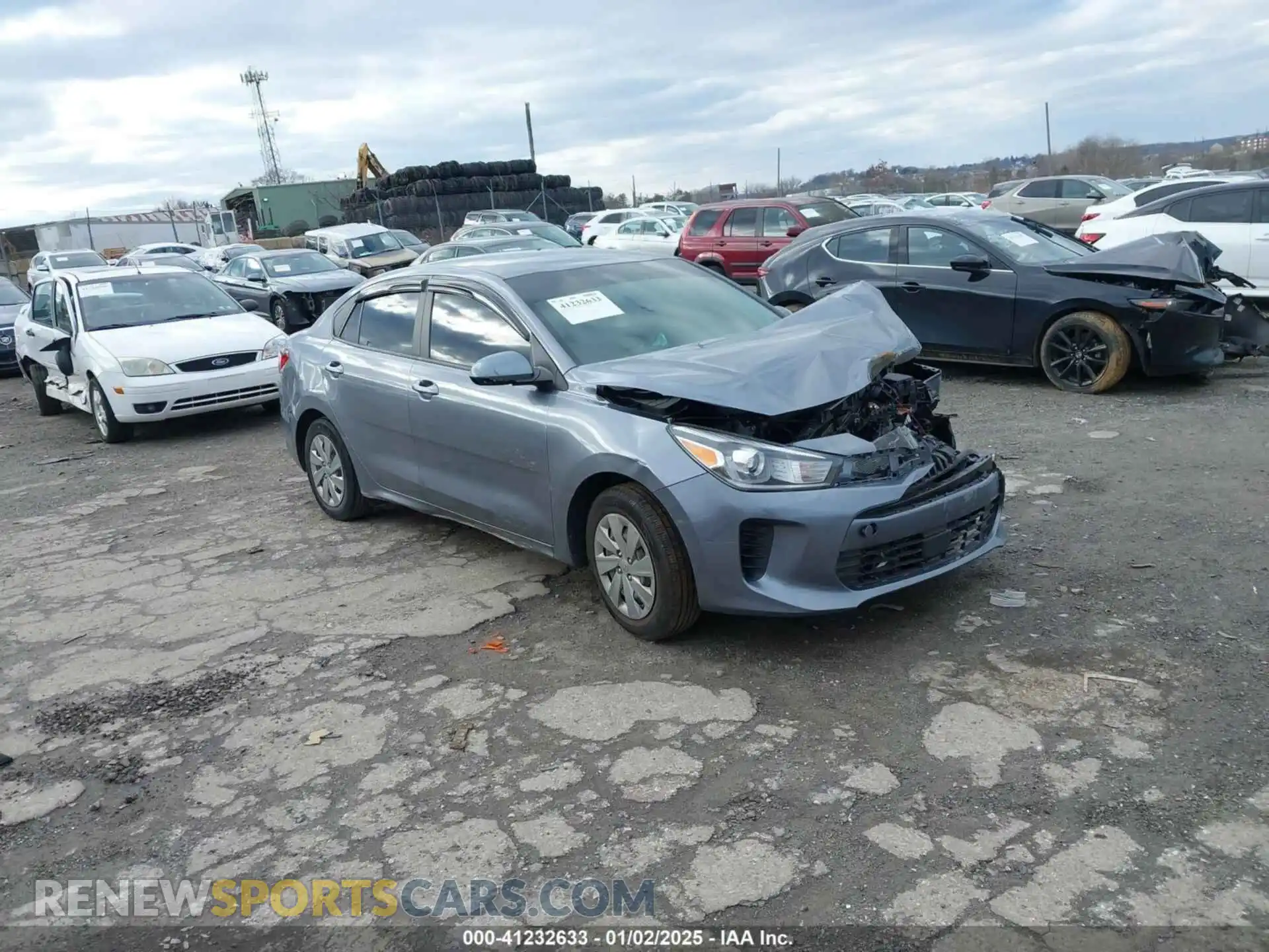 1 Photograph of a damaged car 3KPA24AD8LE346767 KIA RIO 2020