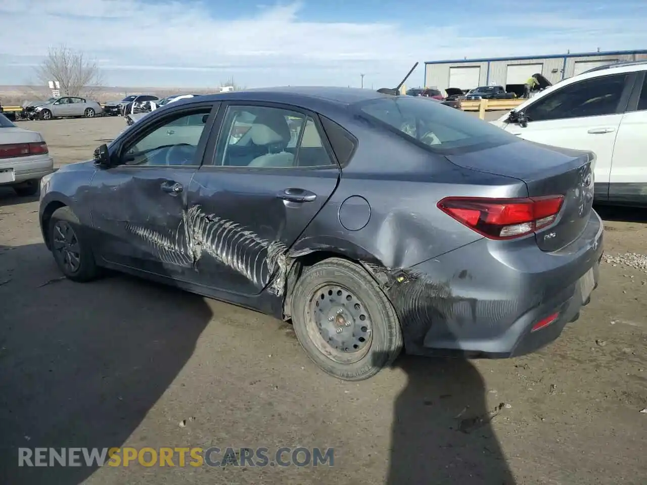 2 Photograph of a damaged car 3KPA24AD8LE349216 KIA RIO 2020