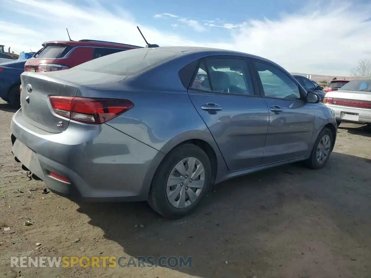 3 Photograph of a damaged car 3KPA24AD8LE349216 KIA RIO 2020