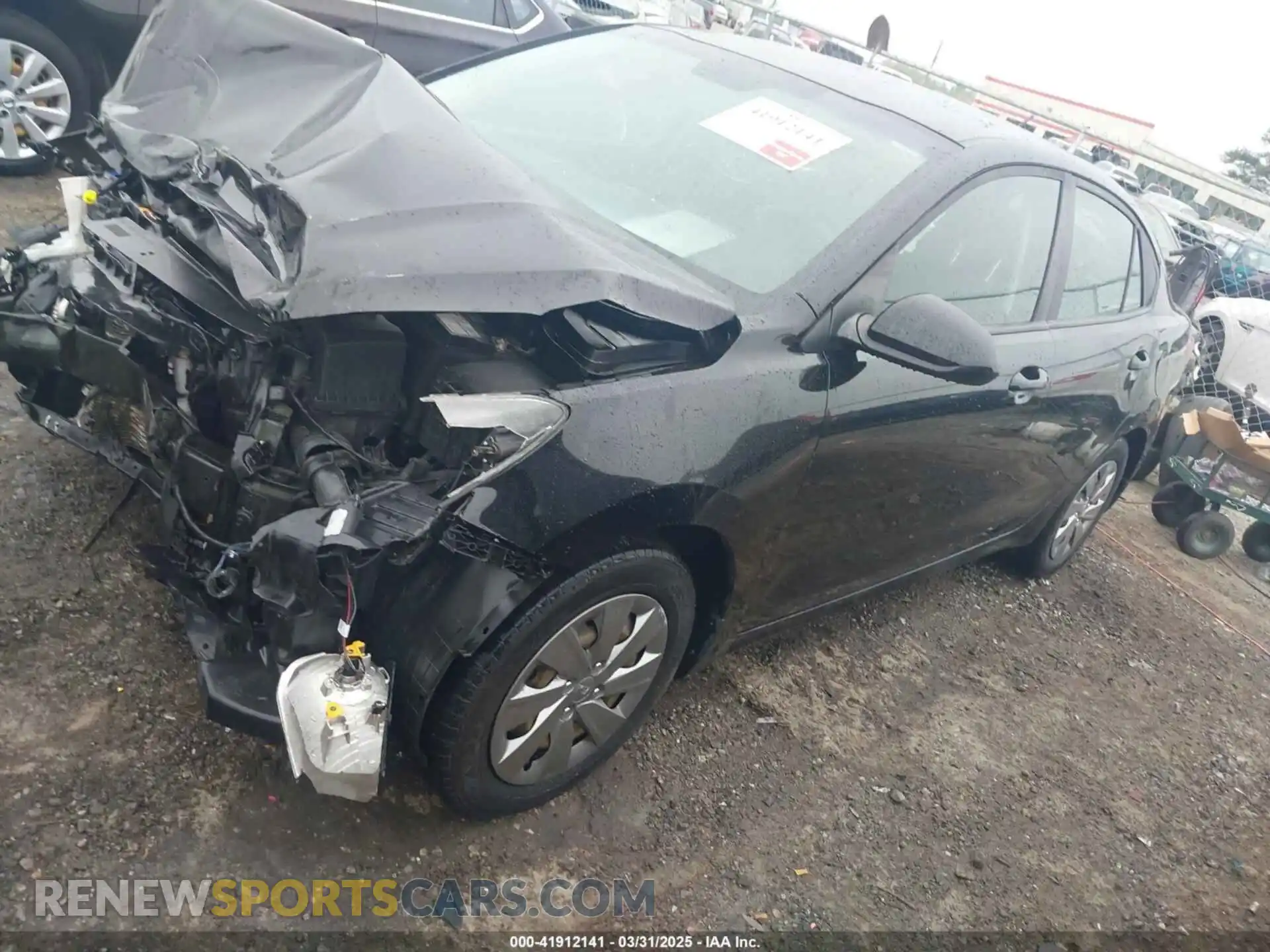 2 Photograph of a damaged car 3KPA24AD9LE262540 KIA RIO 2020