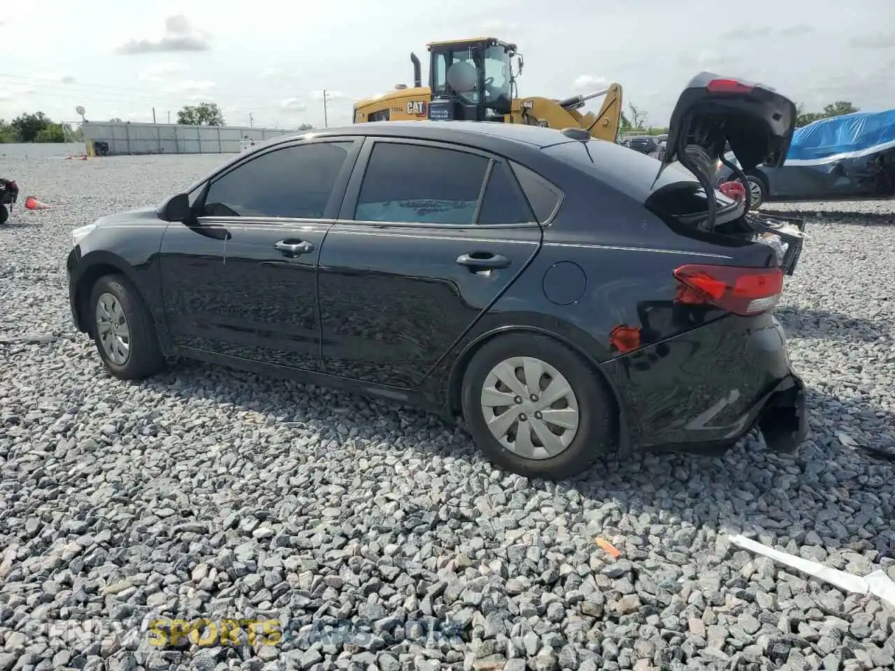 2 Photograph of a damaged car 3KPA24AD9LE283453 KIA RIO 2020
