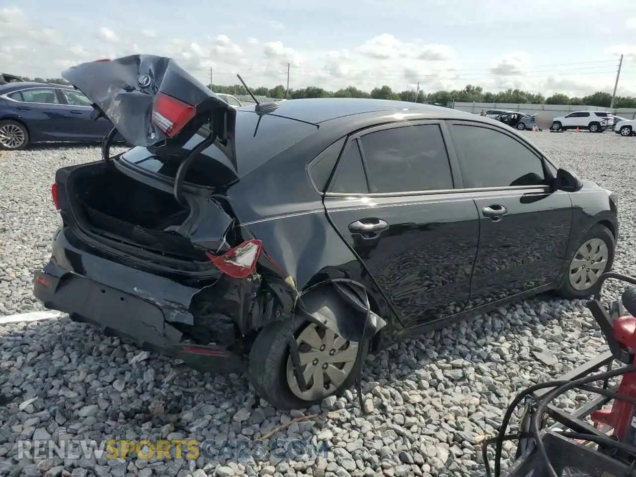 3 Photograph of a damaged car 3KPA24AD9LE283453 KIA RIO 2020