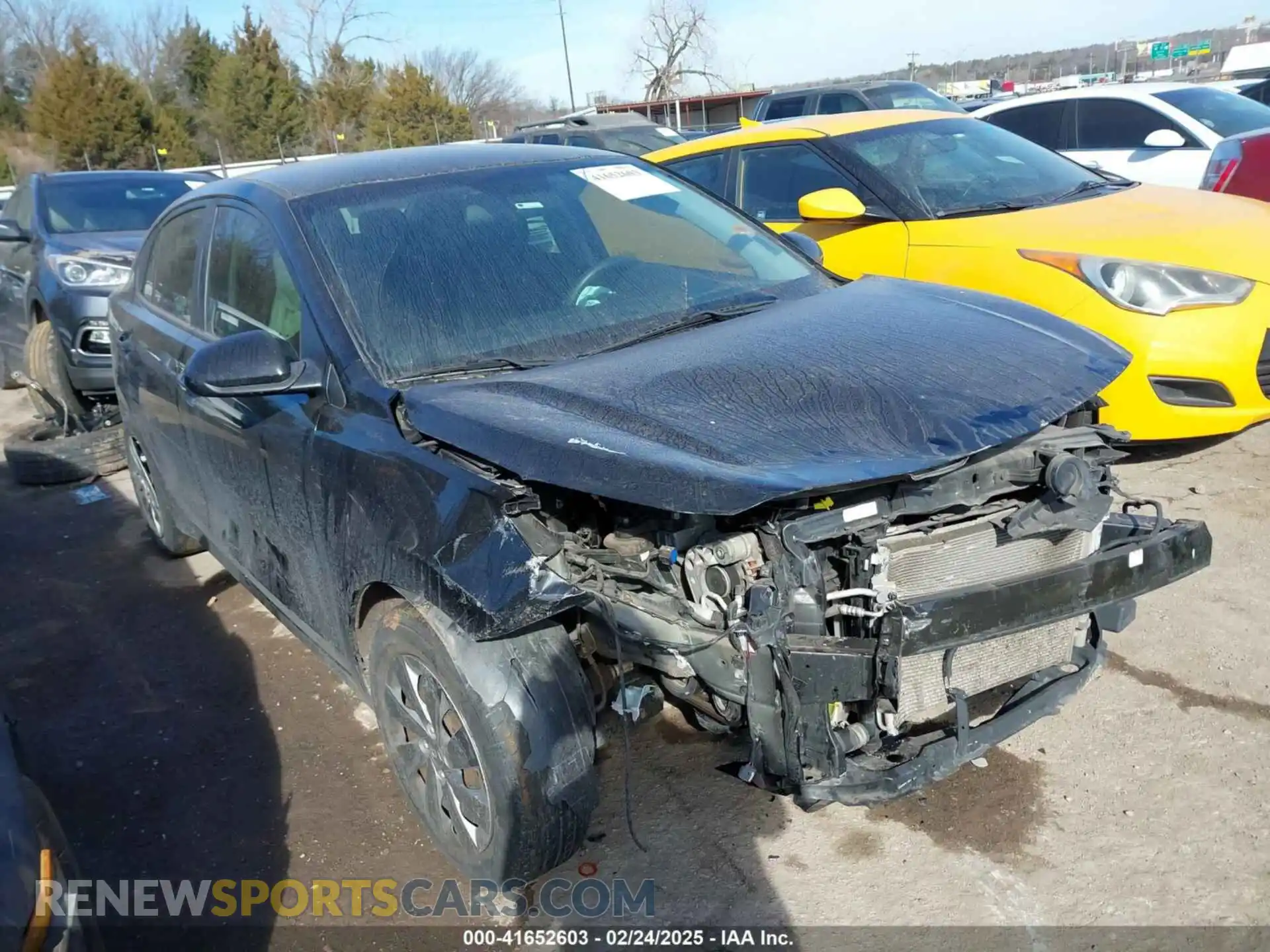 1 Photograph of a damaged car 3KPA24AD9LE284487 KIA RIO 2020