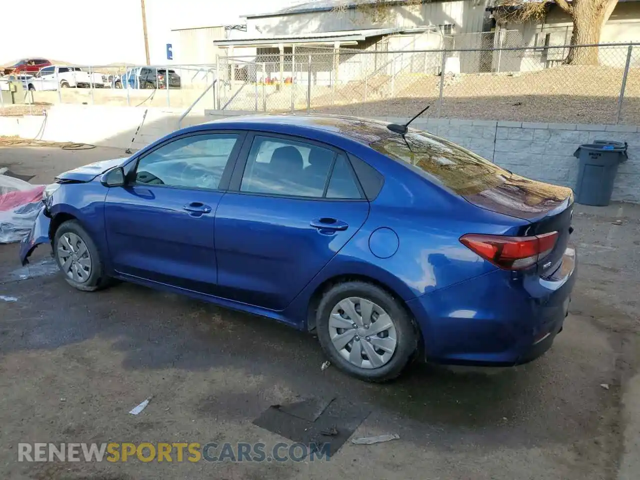 2 Photograph of a damaged car 3KPA24AD9LE320484 KIA RIO 2020