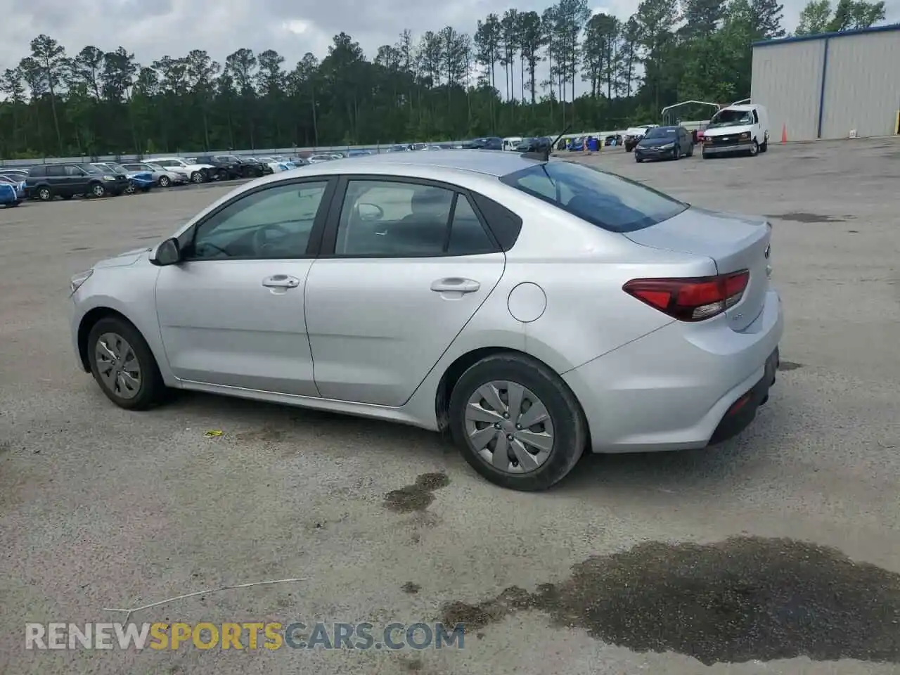 2 Photograph of a damaged car 3KPA24AD9LE353386 KIA RIO 2020