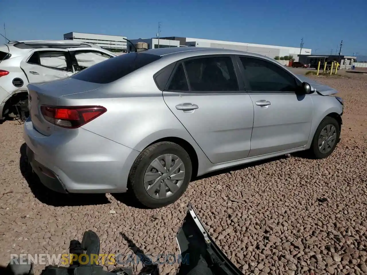 3 Photograph of a damaged car 3KPA24ADXLE274387 KIA RIO 2020