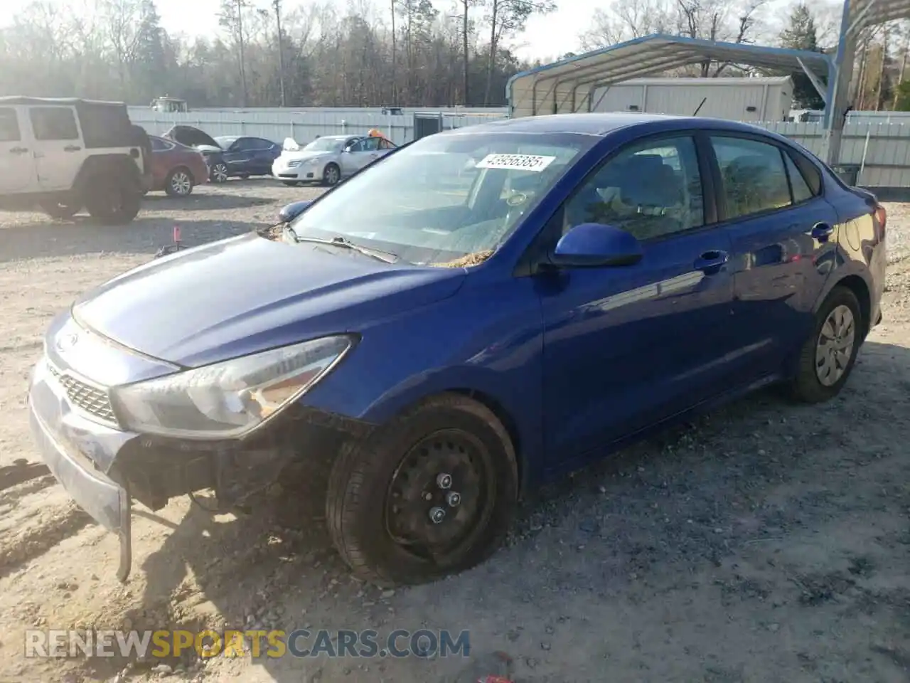 1 Photograph of a damaged car 3KPA24ADXLE283901 KIA RIO 2020