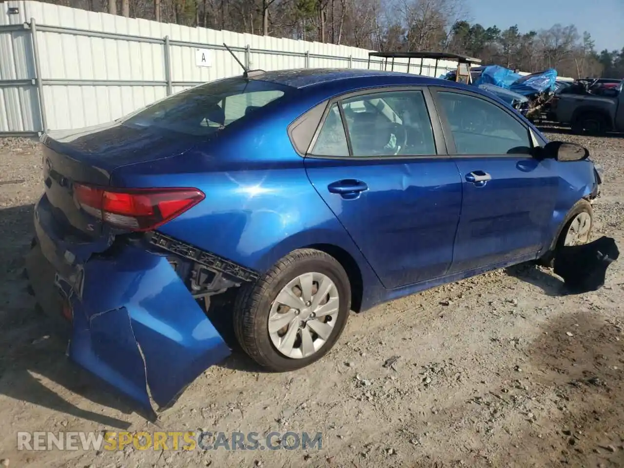 3 Photograph of a damaged car 3KPA24ADXLE283901 KIA RIO 2020