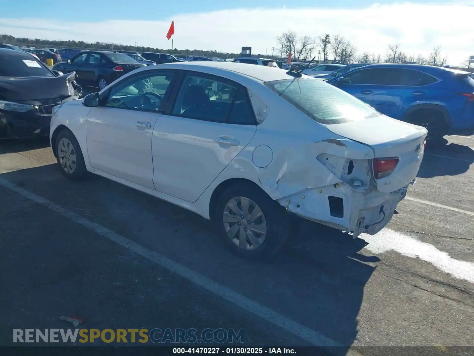 3 Photograph of a damaged car 3KPA24ADXLE288287 KIA RIO 2020