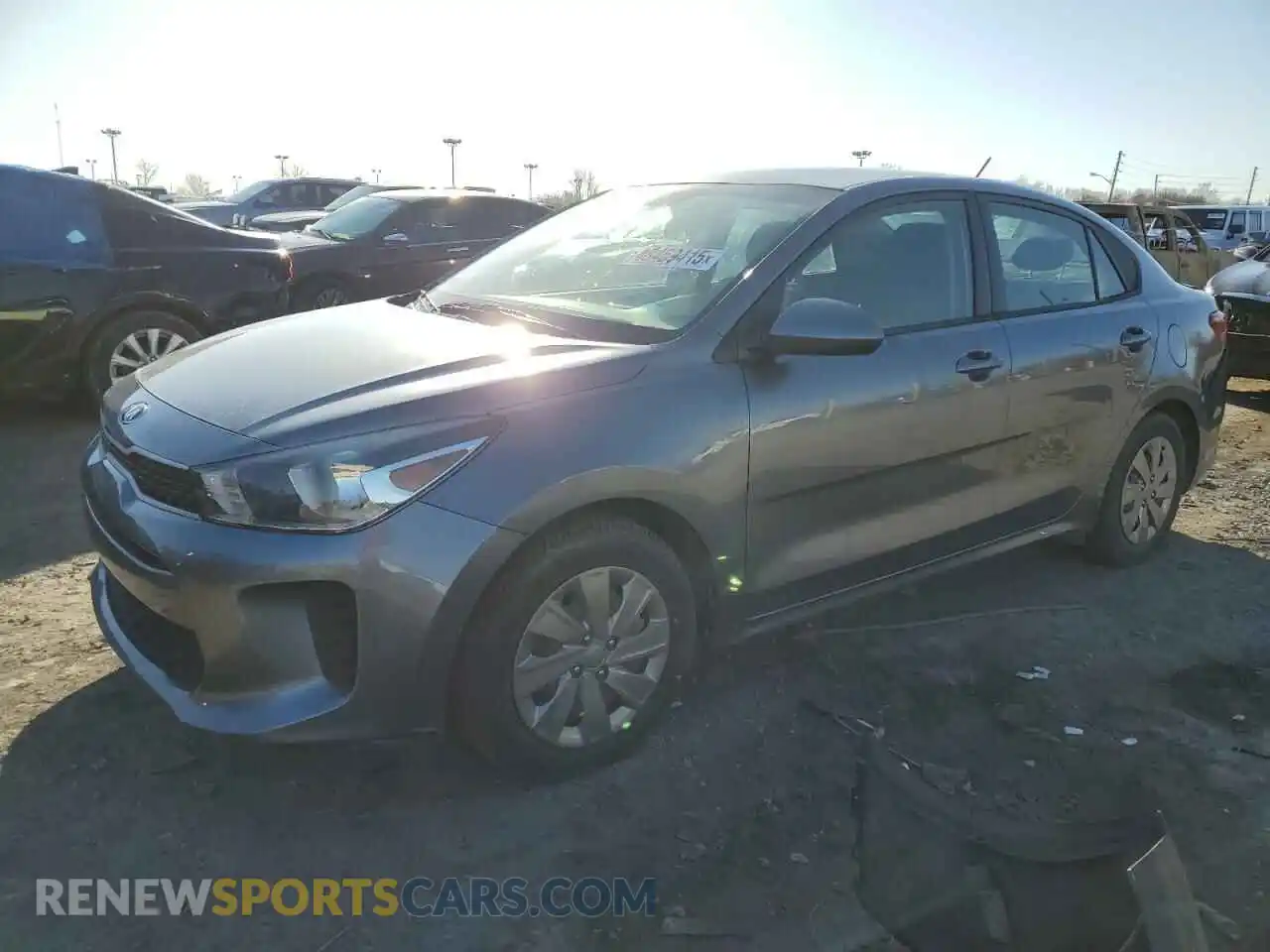 1 Photograph of a damaged car 3KPA24ADXLE295966 KIA RIO 2020