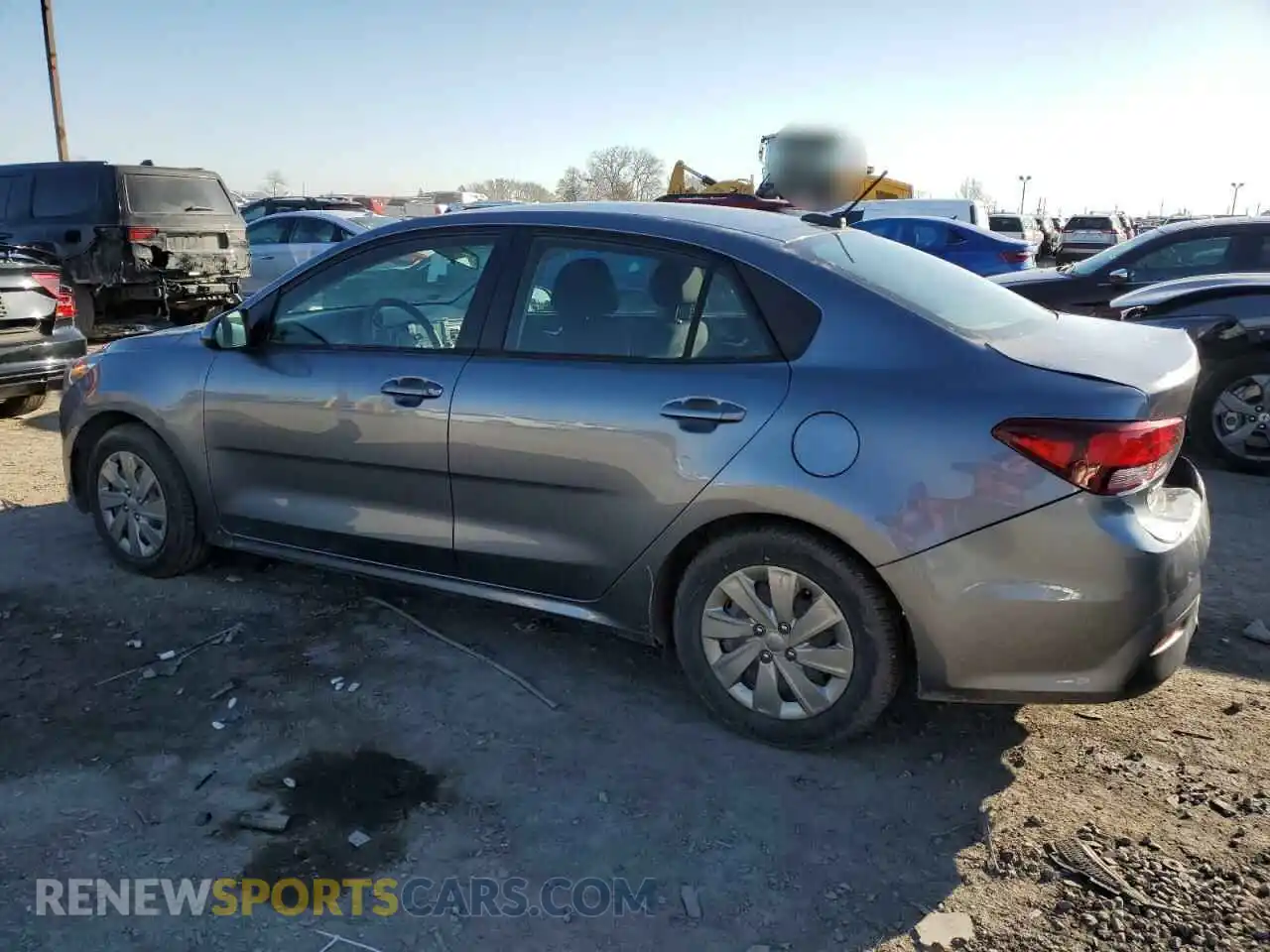 2 Photograph of a damaged car 3KPA24ADXLE295966 KIA RIO 2020