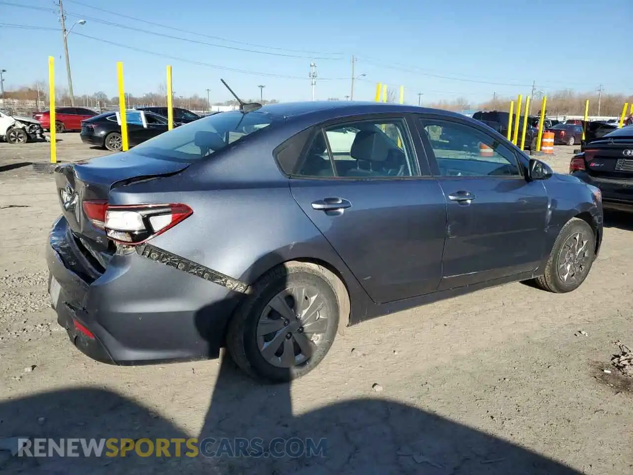 3 Photograph of a damaged car 3KPA24ADXLE295966 KIA RIO 2020