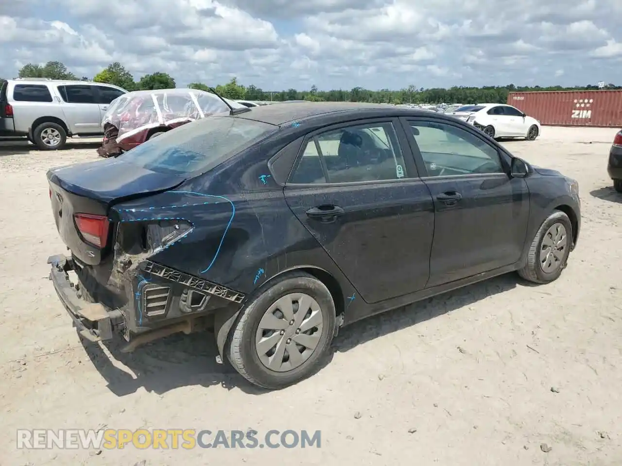 3 Photograph of a damaged car 3KPA24ADXLE312510 KIA RIO 2020
