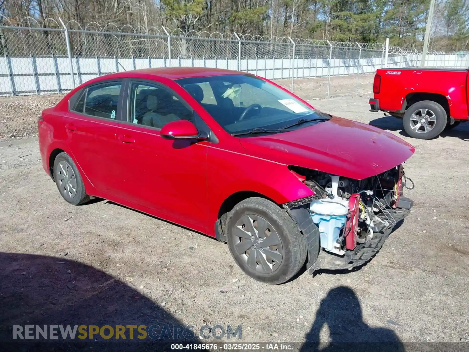 1 Photograph of a damaged car 3KPA24ADXLE312636 KIA RIO 2020